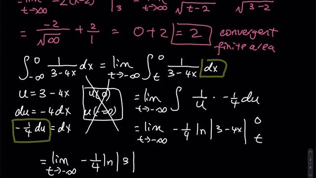 7.8 Part 2/7: Examples of Improper Integral Type 1 - Infinite Interval | Integral Calculus смотреть онлайн
