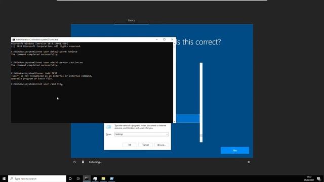Bypassing the OOBE in Windows 10 смотреть онлайн