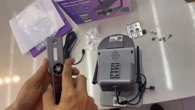 Solar Dual-lens Panoramic Camera Unboxing and Connecting Video смотреть онлайн