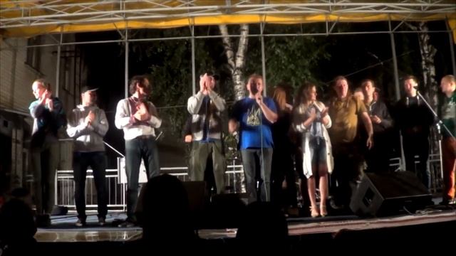 Український музичний батальйон - Гімн України, Старобільськ, 23.07.2016 смотреть онлайн
