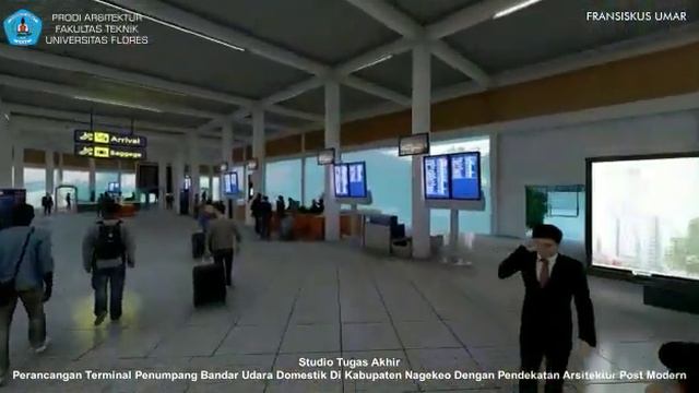 Perancangan terminal penumpang bandar udara Domestik di Kabupaten Nagekeo. смотреть онлайн