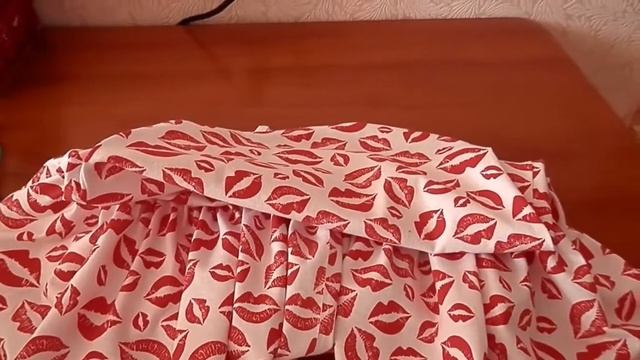 Притачиваем оборку без вспомогательной машинной строчки