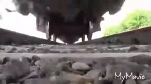 Залез под поезд