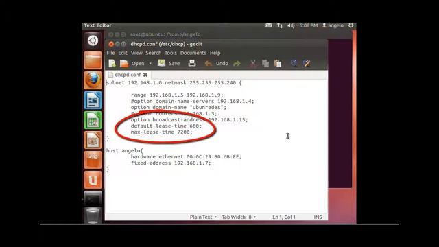 Servidor DHCP en Ubuntu/Linux смотреть онлайн