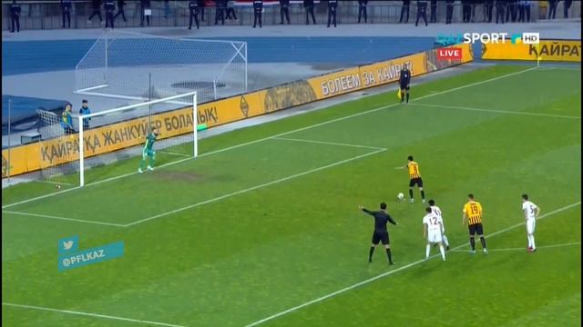 КПЛ-2019. 29 ТУР. КАЙРАТ - АКТОБЕ 5:0 (ПЕНАЛЬТИ - Б. ИСЛАМХАН) смотреть онлайн