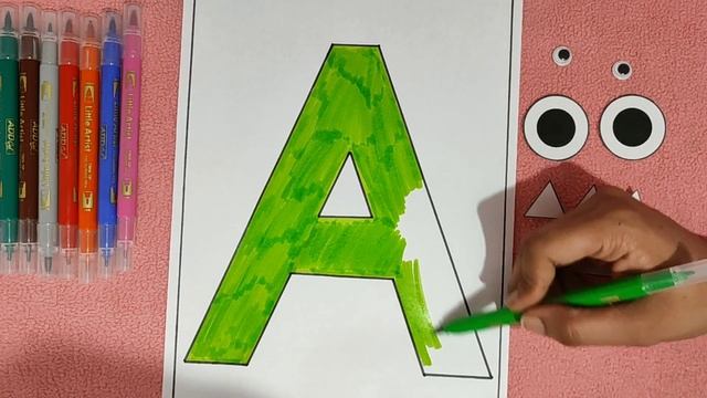 Alphabet Craft l Letter A Craft l A for Alligator l Alphabet A activity l Kindergarten смотреть онлайн
