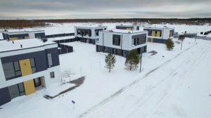 Ход строительства в коттеджном поселке КОРНЕР КАЛЬТИНО в Санкт-Петербурге. Январь 2024