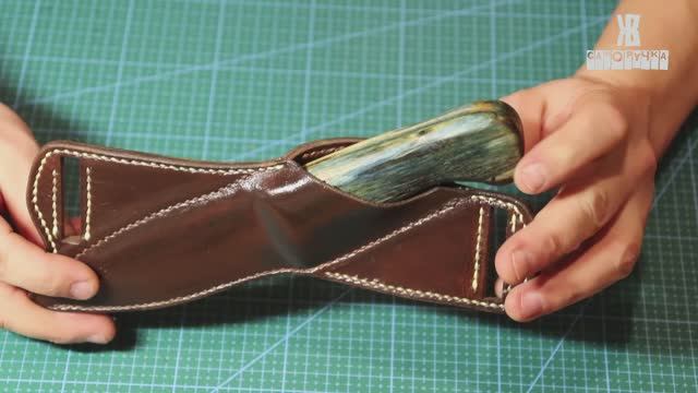 Ножны своими руками из кожи для скрытого ношения. ЖКВ Саморучка смотреть онлайн