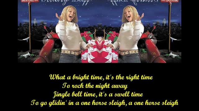 Hilary Duff - Jingle Bell Rock (Lyrics) смотреть онлайн