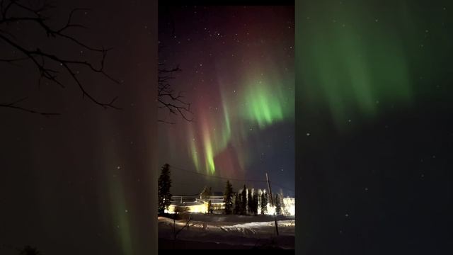 Stunning 'Red' Aurora Dances Across Manitoba Night Sky смотреть онлайн