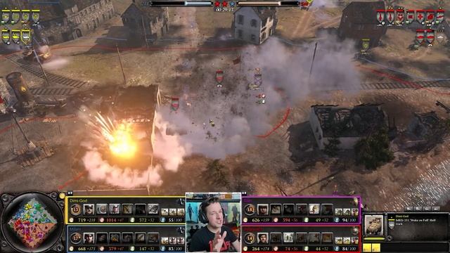 Vet 5 Puma Returns! | 4v4 Lienne Forest | 4K CoH2 Casts #55 смотреть онлайн