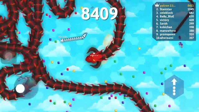 snake.io 🐍 how to circle and kill top 01 giant snake? epic snakeio gameplay смотреть онлайн