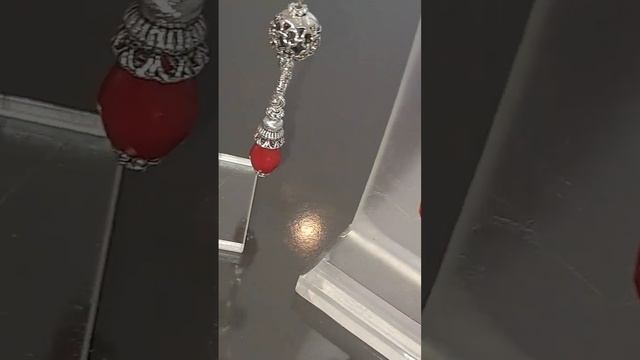 Искусственный коралл, хрусталь, тибетские серебрянные бусины. 3500р #earring #jewellery #fashion смотреть онлайн