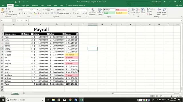 Excel Business Project Instructions смотреть онлайн