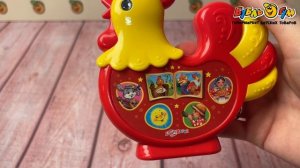 Игрушка АЗБУКВАРИК Любима сказочка петушок озвученный сказки песенки потешки