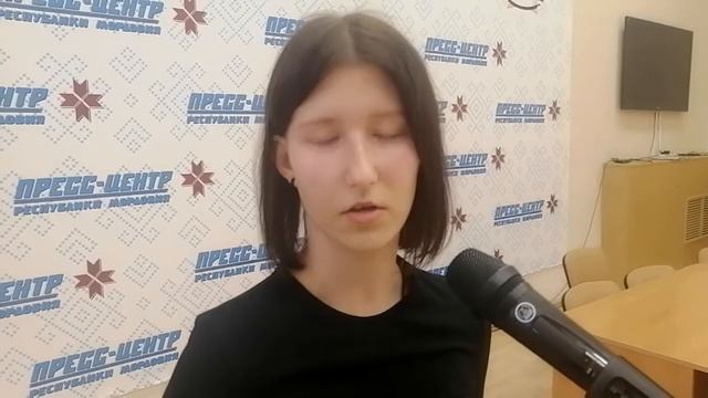 Ученица саранской школы 35 Елена Щурякова покорила исповедальностью на 