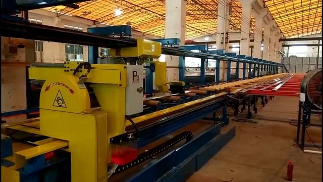 Three head electric puller machine for 800 Tons aluminum extrusion press смотреть онлайн