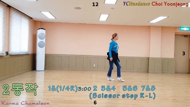 COUNT// Karma Chameleon linedance /Beginner смотреть онлайн