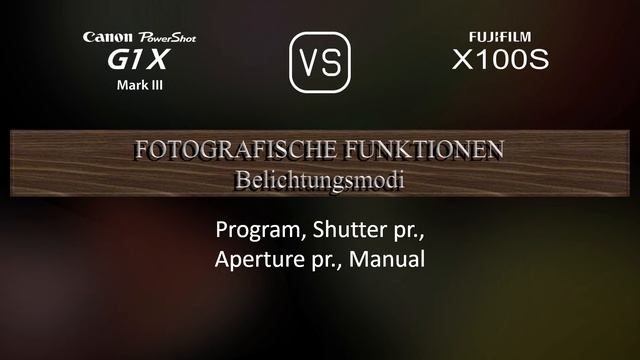 Canon PowerShot G1 X Mark III vs. Fujifilm X100S: Ein Vergleich der technischen Daten смотреть онлайн
