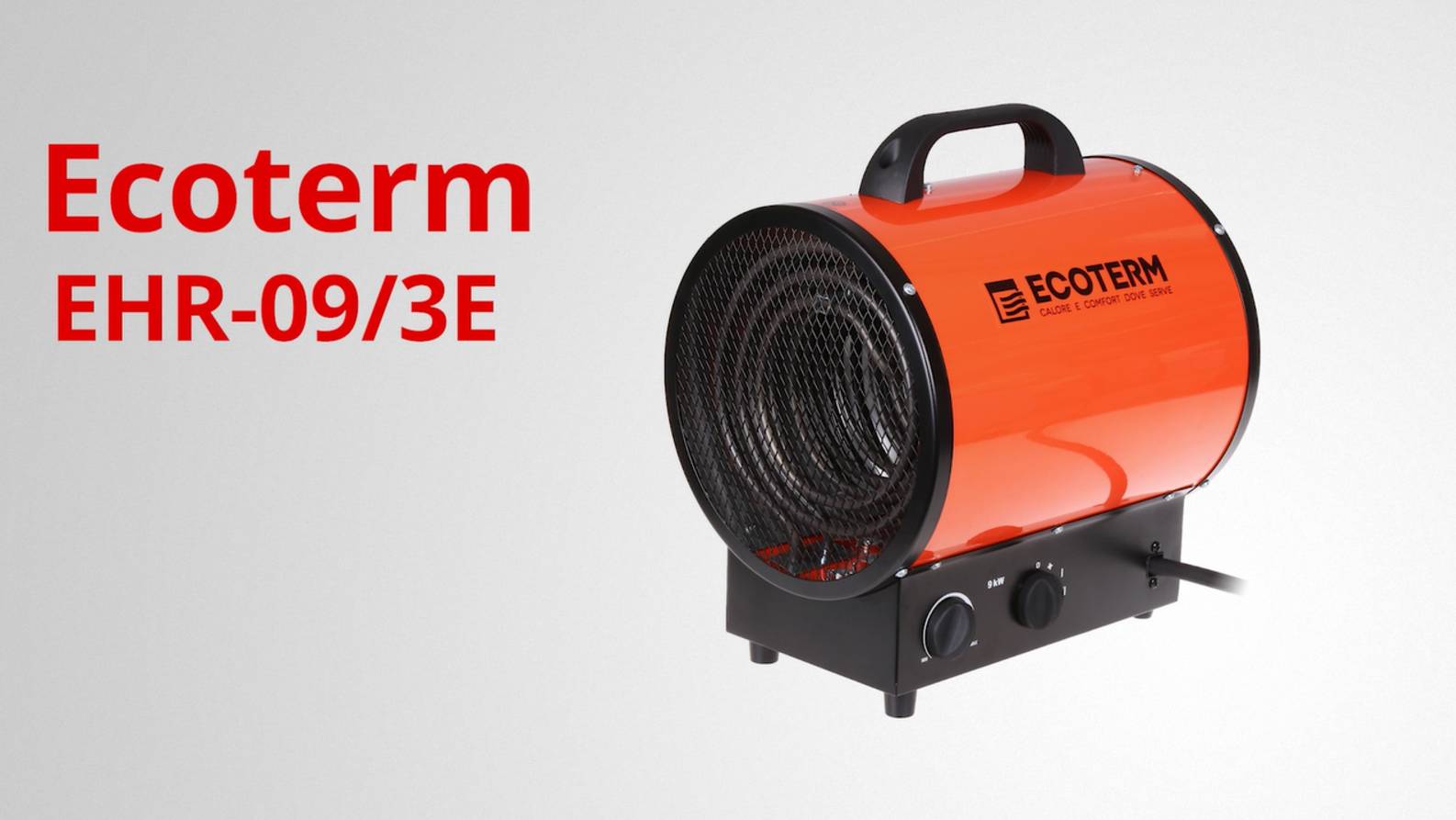 ECOTERM EHR-09/3E Нагреватель воздуха электрический смотреть онлайн