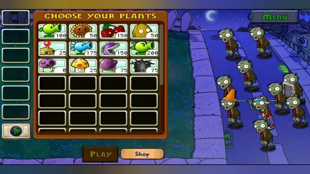 Plants Vs Zombies прохождение #4 усиленные ГРИБЫ