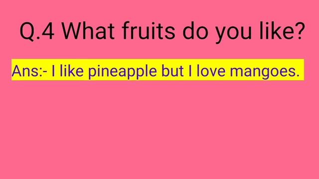 English Conversation Question And Answer