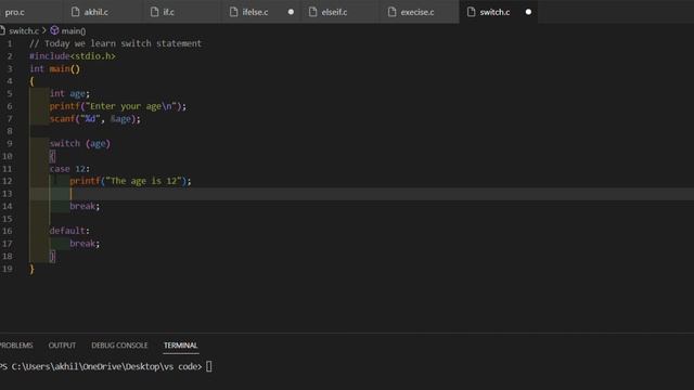 Switch Statement | Code With Akhil смотреть онлайн