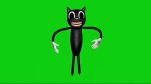 футаж картун кэт на зелёном фоне