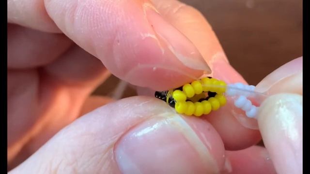 DIY 3D Bumblebee Seed Bead 🐝 смотреть онлайн
