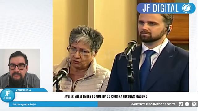 🔴¡URGENTE! JAVIER MILEI EMITE COMUNIDADO CONTRA NICOLÁS MADURO смотреть онлайн