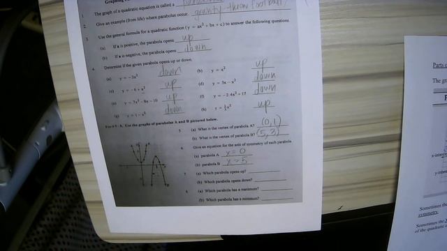 6/1/21 Parts of a Parabola 8th Grade смотреть онлайн