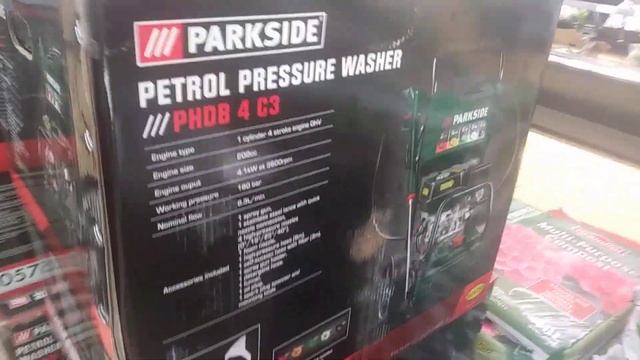 Parkside petrol presure washer (dhb 4 cv) 208cc 1 cylinder 4 stroke 180 bar смотреть онлайн