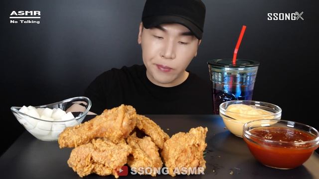 KFC 치킨 먹방 ASMR MUKBANG KFC CHICKEN EATING смотреть онлайн