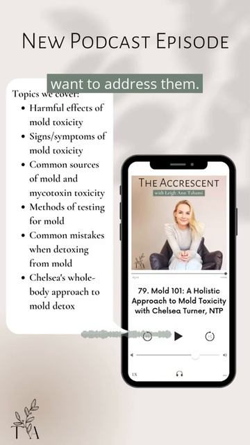 The Accrescent Podcast Ep. 79 Mold 101: A Holistic Approach to Mold Toxicity with Chelsea Turner смотреть онлайн