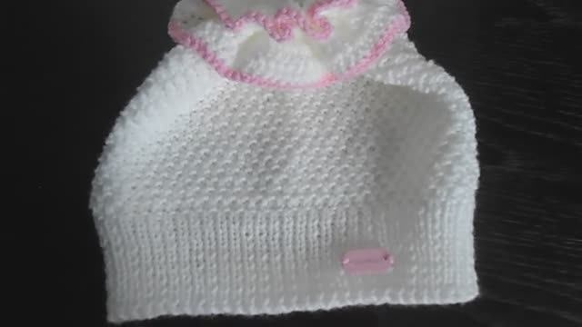 Детская шапочка спицами. МК Марьюшка смотреть онлайн