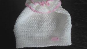 Детская шапочка спицами. МК Марьюшка