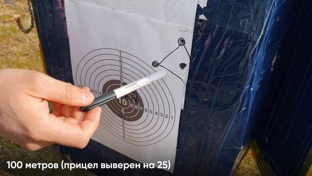 На какую дистанцию нужно пристреливать свой карабин? смотреть онлайн