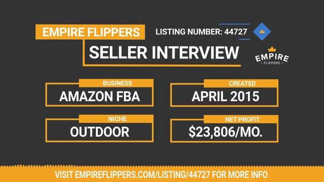 Online Business For Sale - $23.8K/month In The Outdoor Niche