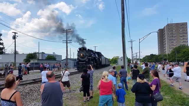 Nickel Plate 765 In Ashtabula Ohio 25JUL'15