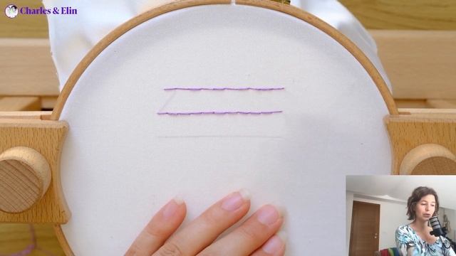 3 ways how to embroider the back stitch technique смотреть онлайн