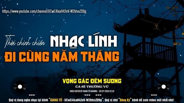 Vọng Gác Đêm Sương - Trường Vũ (Tác giả: Mạnh Phát) | Nhạc Vàng Xưa Bất Hủ смотреть онлайн