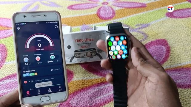 T800 Ultra Smart Watch Bluetooth Connect | T800 Ultra Smart Watch Me Bluetooth Kaise Connect Kare смотреть онлайн