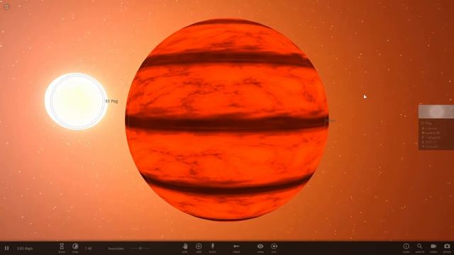 Universe Sandbox 2 Star System 51 Peg смотреть онлайн