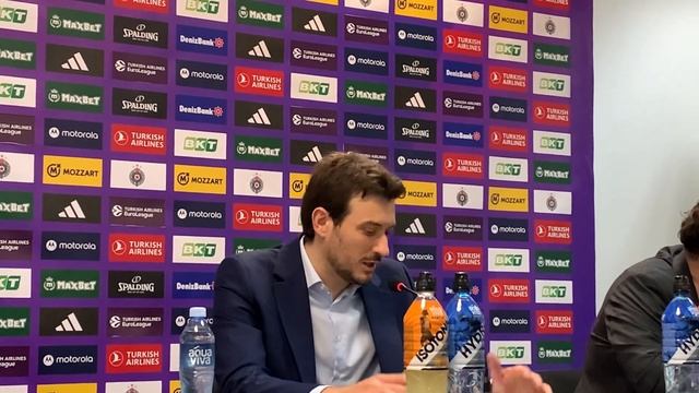 Partizan - Valencia: Konferencija za medije Albert смотреть онлайн