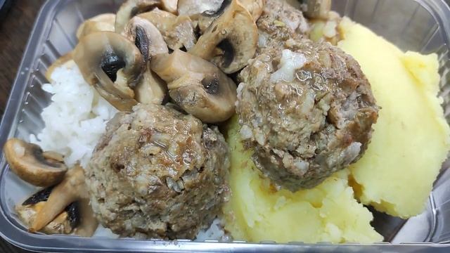 Мясные фрикадельки с шампиньонами