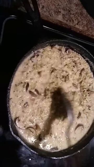 Califower risotto with mushrooms and cheese смотреть онлайн
