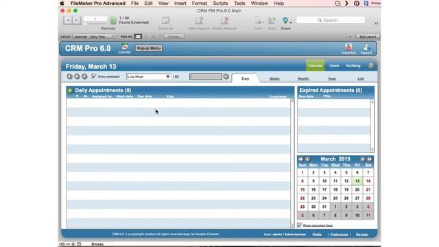 CRM an PM Pro 6 Calendar смотреть онлайн