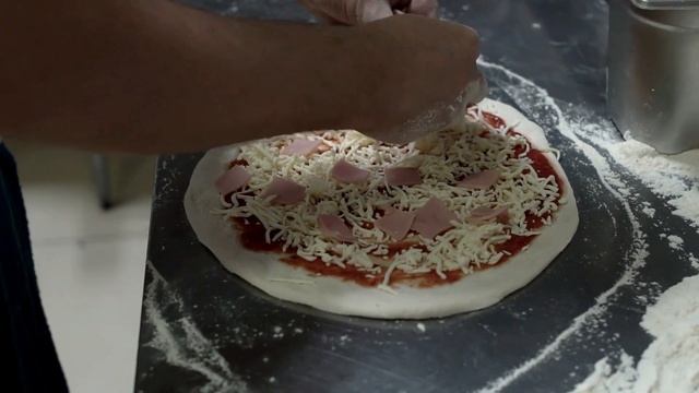 Пицца ветчина/грибы