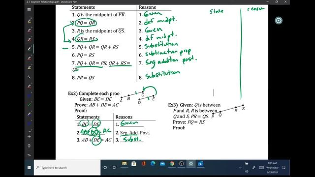Proving Segment Addition смотреть онлайн