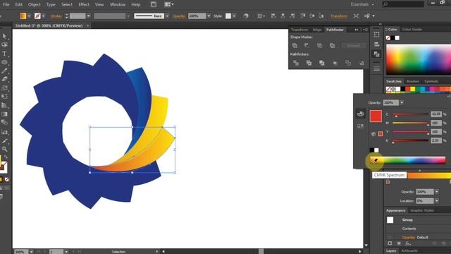Business Logo - Adobe Illustrator - Transform Effect